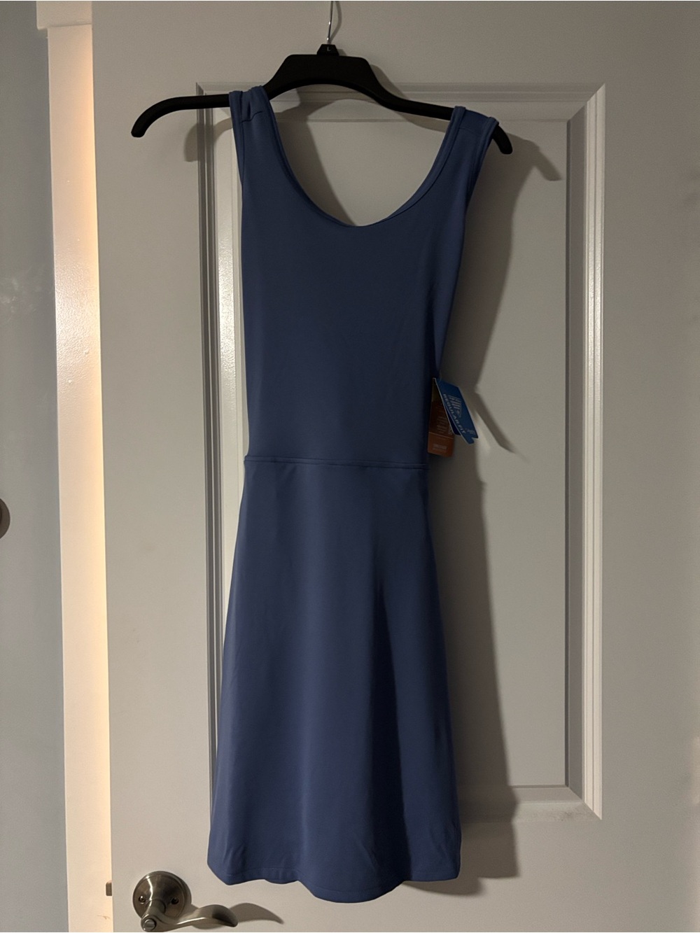 Columbia NWT Size Small. tidal Slate Blue Sleeveless Midi Dress